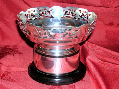 1910 Hallmarked Silver Filigree Centenary Bowl