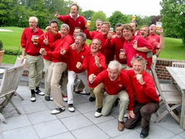 The Golf du Sart team celebrating