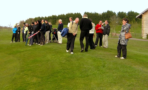 West Hove supporters at Singing Hills for the PAV i.t. Trophy 2nd round match