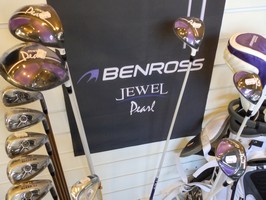 A selection of Benross clubs in the WHGC Pro Shop