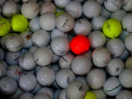 A selection of merchandise in the WHGC Pro Shop