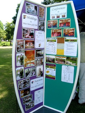 WHGC Notice Boards at the 'Brighton & Hove International Festival of Sport' in Preston Park